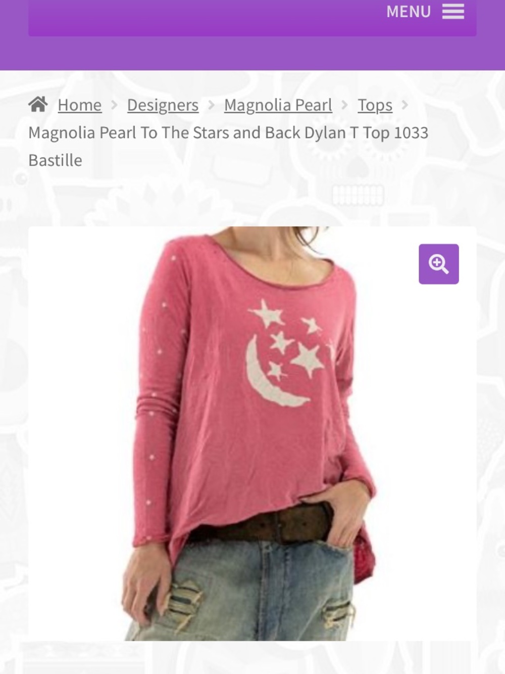 Magnolia Pearl To The Stars and Back Dylan Tee